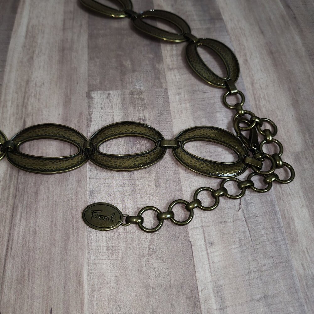 Fossil Hammered Loop Belt - image 2